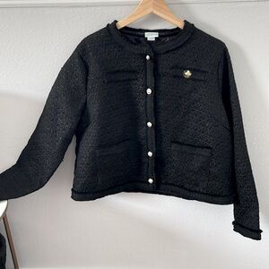 Ivy Storehouse- size L tweed material blazer- FOR ALPHA KAPPA ALPHA SORORS ONLY